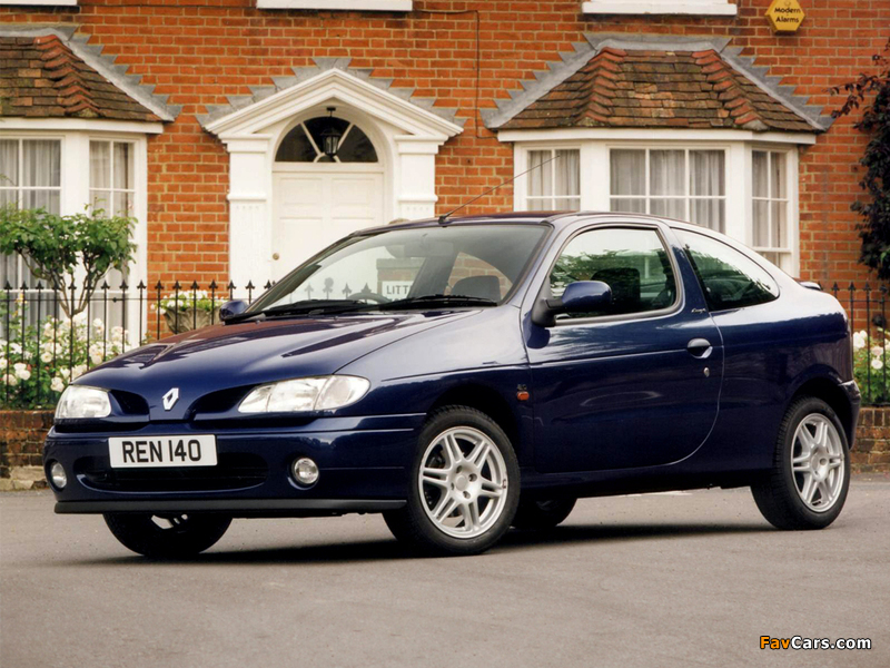 Renault Megane Coupe UK-spec 1996–99 wallpapers (800 x 600)