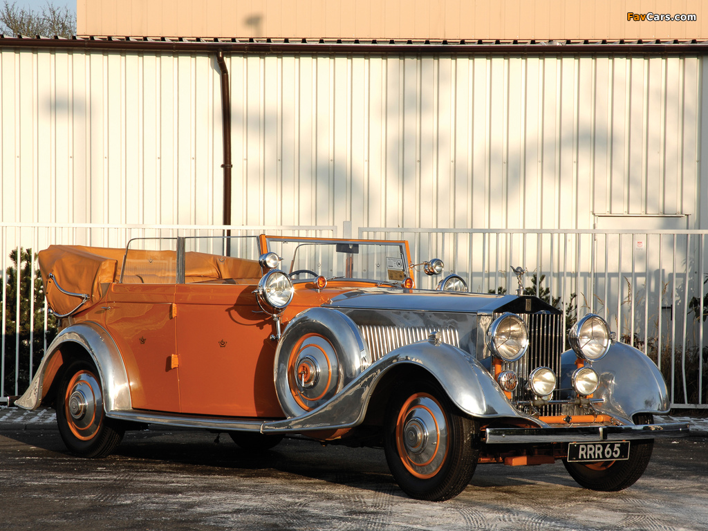 Photos of Rolls-Royce Phantom II 40/50 HP Cabriolet Star of India 1934 (1024 x 768)