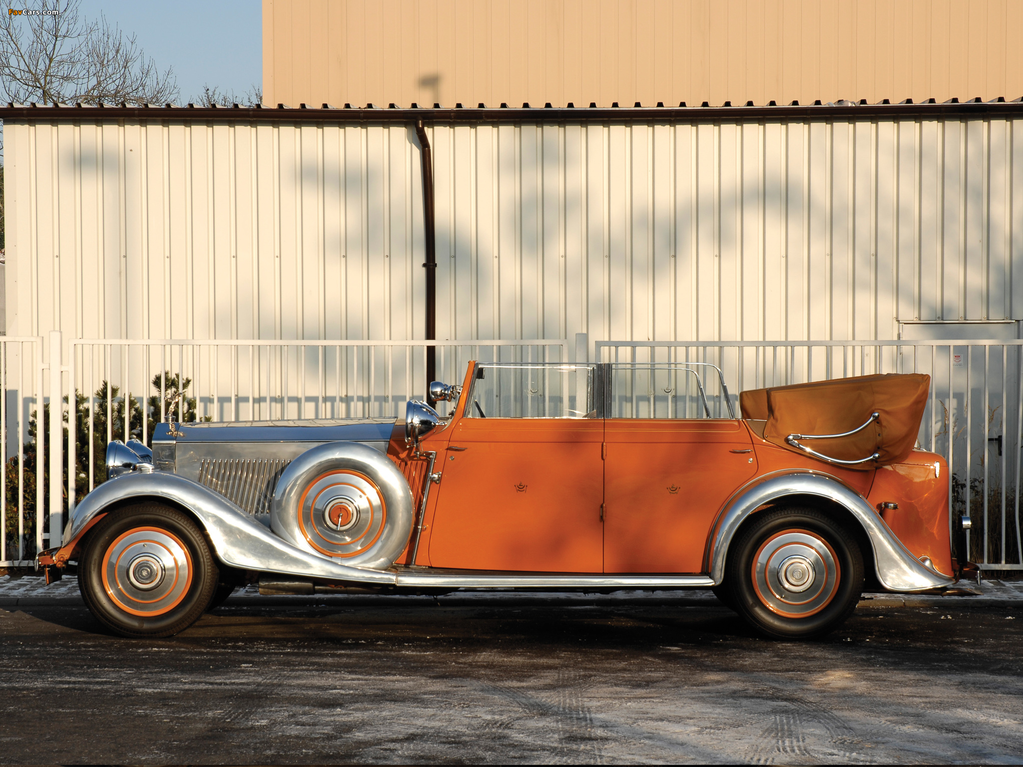 Rolls-Royce Phantom II 40/50 HP Cabriolet Star of India 1934 wallpapers (2048 x 1536)
