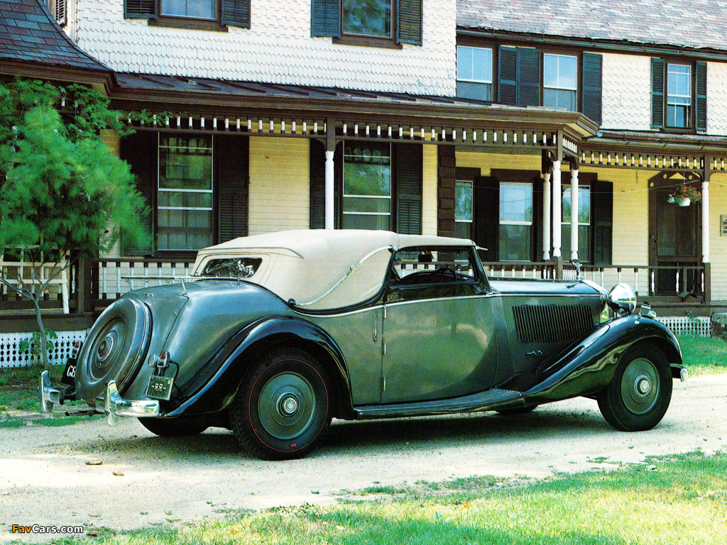 Rolls-Royce Phantom III Drophead Coupe 1936 wallpapers (1024x768)