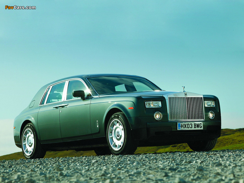 Rolls-Royce Phantom UK-spec 2003–09 wallpapers (800 x 600)