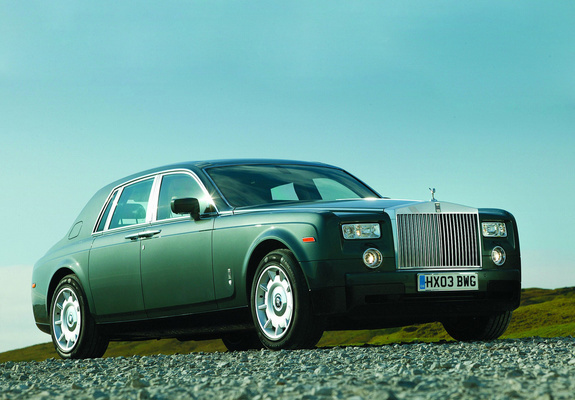 Rolls-Royce Phantom UK-spec 2003–09 wallpapers