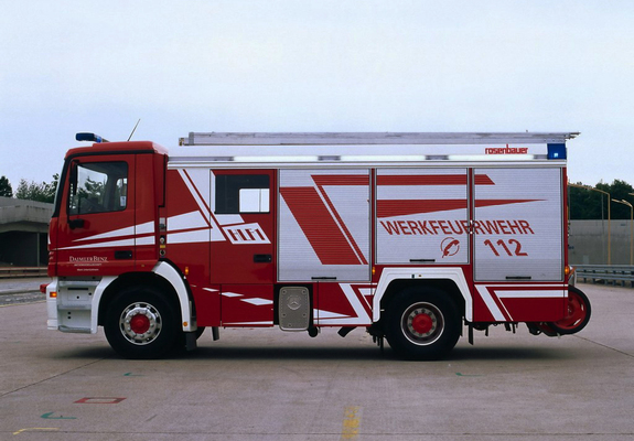 Mercedes-Benz Actros 1835 Feuerwehr by Rosenbauer (MP1) 1997–2002 wallpapers