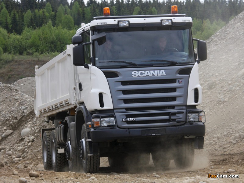 Scania G420 8x6 Tipper 2005–10 photos (800 x 600)