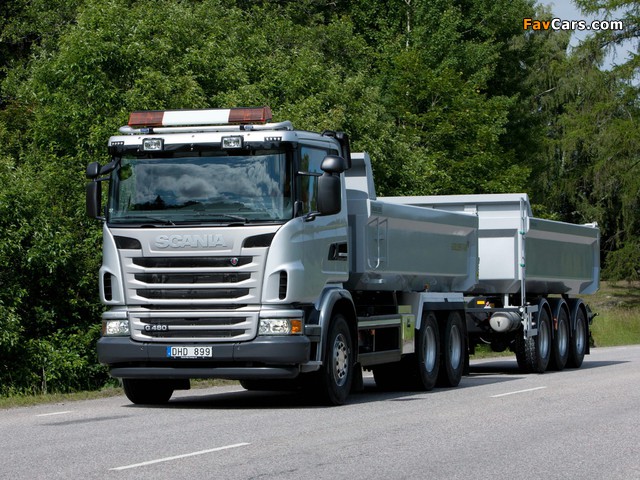 Scania G480 6x4 Tipper 2010–13 photos (640 x 480)