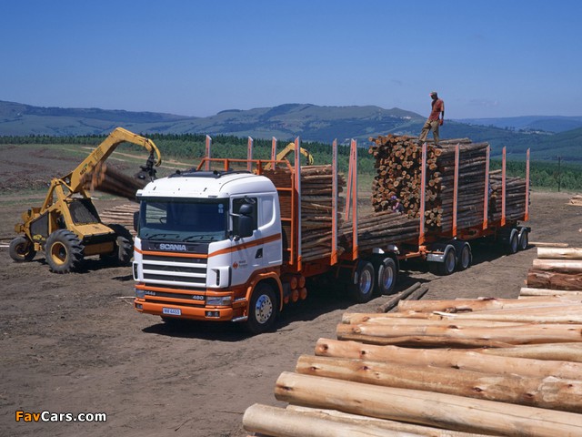 Pictures of Scania R144G 460 6x4 Timber Truck ZA-spec 1995–2004 (640 x 480)