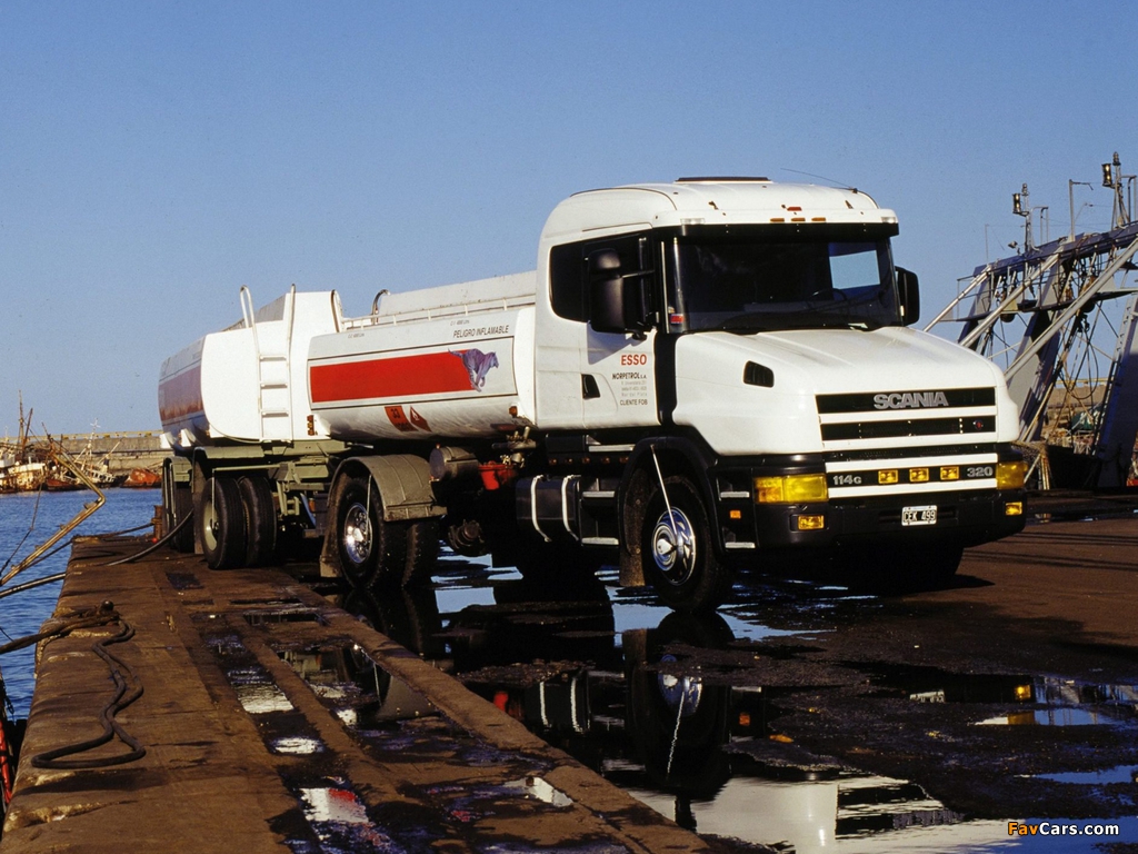 Scania T114G 320 4x2 Tanker 1995–2004 photos (1024 x 768)