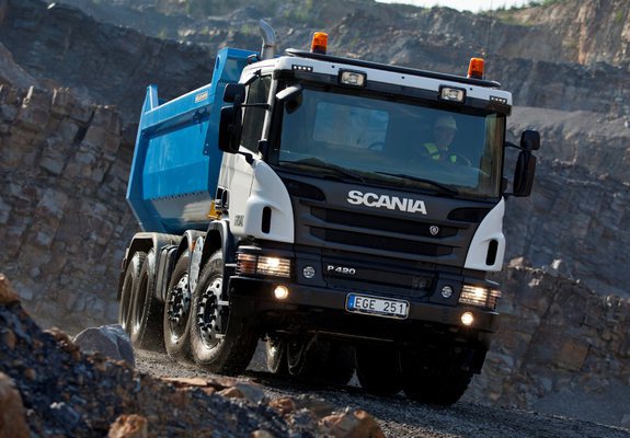 Pictures of Scania P420 8x4 Tipper Off-Road Package 2011