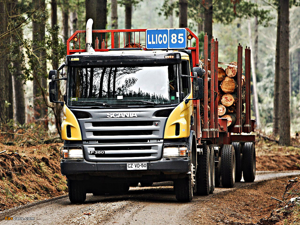 Scania P380 6x4 Timber Truck 2004–10 images (1024 x 768)