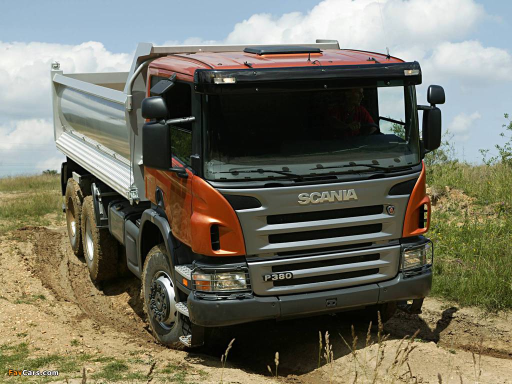 Scania P380 6x6 Tipper 2004–10 images (1024 x 768)