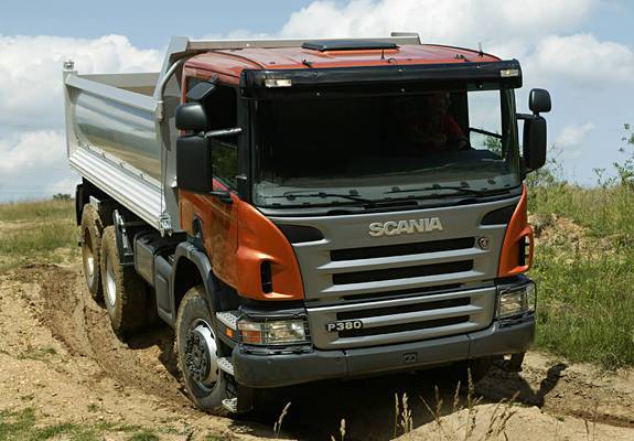 Scania P380 6x6 Tipper 2004–10 images