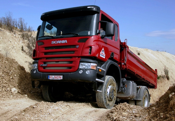 Scania P420 4x4 Tipper 2004–10 images