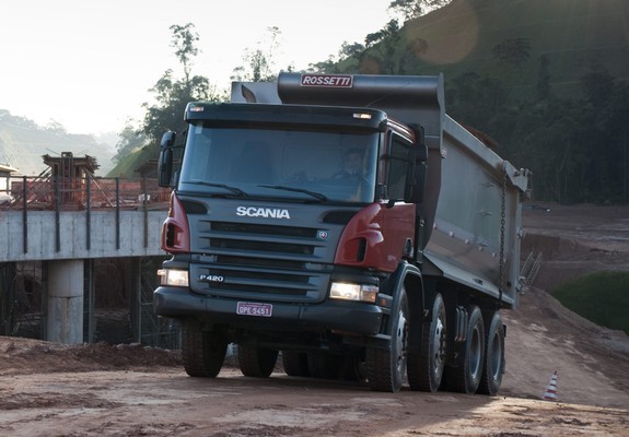 Scania P420 8x4 Tipper 2004–10 pictures