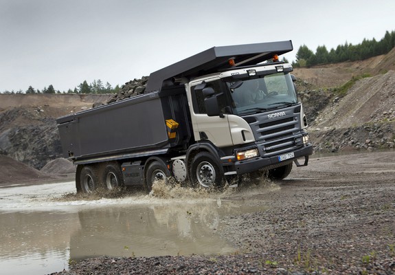 Scania P420 8x4 Tipper 2010–11 images