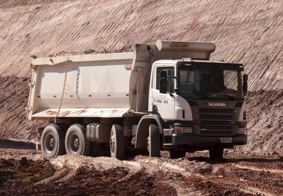 Scania P420 8x4 Tipper 2004–10 wallpapers