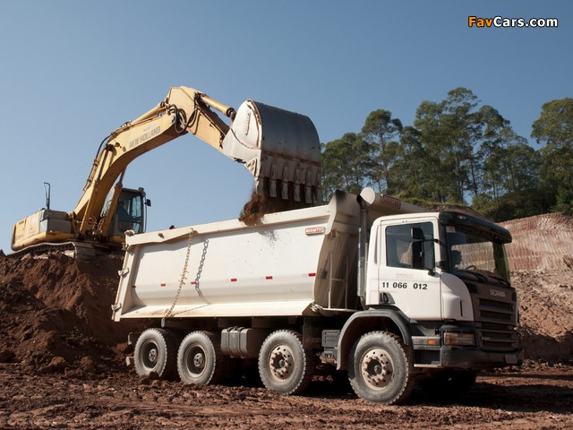 Scania P420 8x4 Tipper 2004–10 wallpapers (640 x 480)