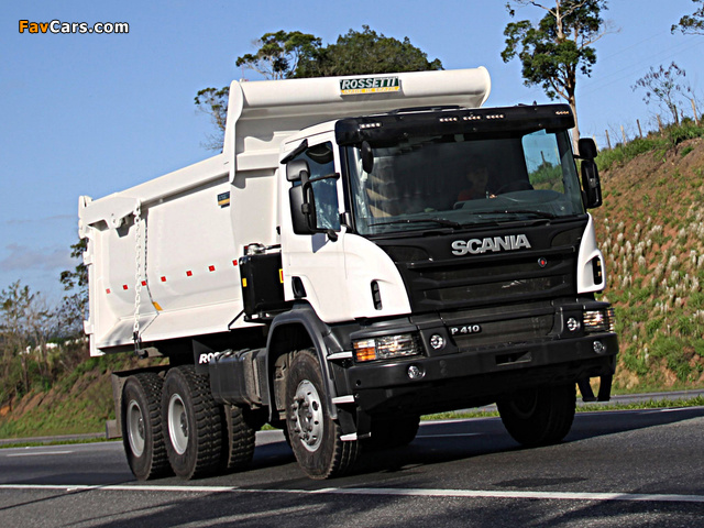 Scania P410 6x4 Tipper 2011 wallpapers (640 x 480)