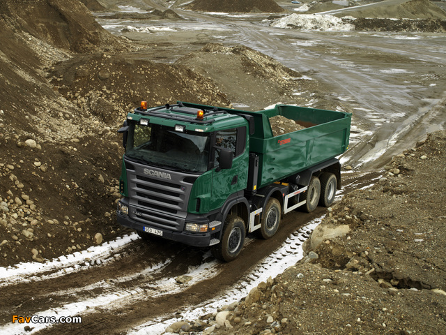 Images of Scania R420 8x8 Tipper 2004–09 (640 x 480)