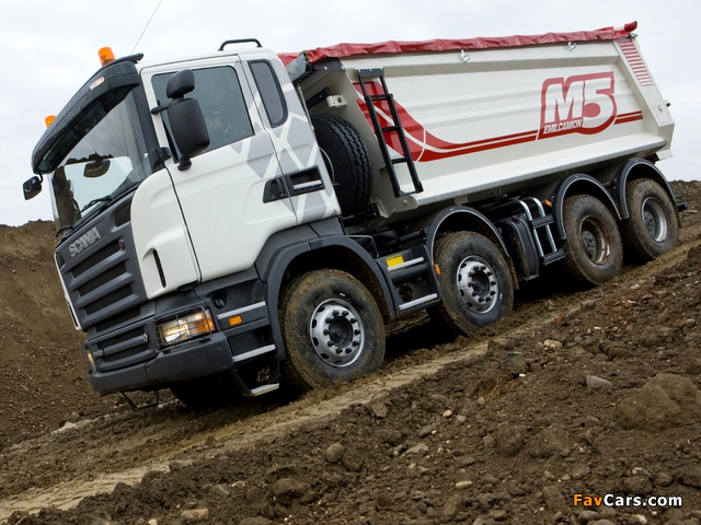 Images of Scania R500 8x4 Tipper 2004–09 (640 x 480)