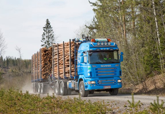 Images of Scania R620 6x4 Highline Timber Truck 2005–09