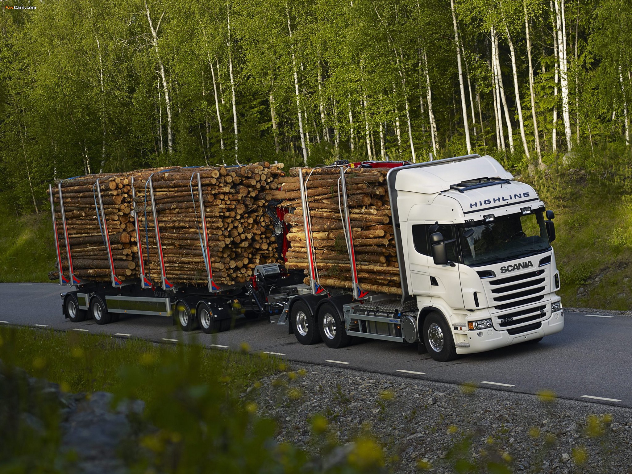 Images of Scania R730 6x4 Highline Timber Truck 2010–13 (2048 x 1536)