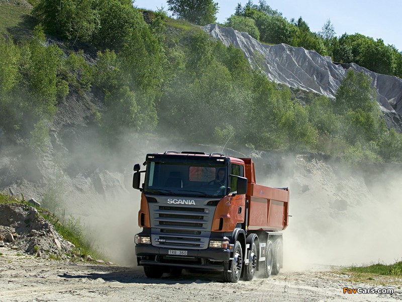 Photos of Scania R420 8x4 Tipper 2004–09 (800 x 600)