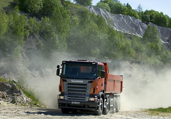 Photos of Scania R420 8x4 Tipper 2004–09
