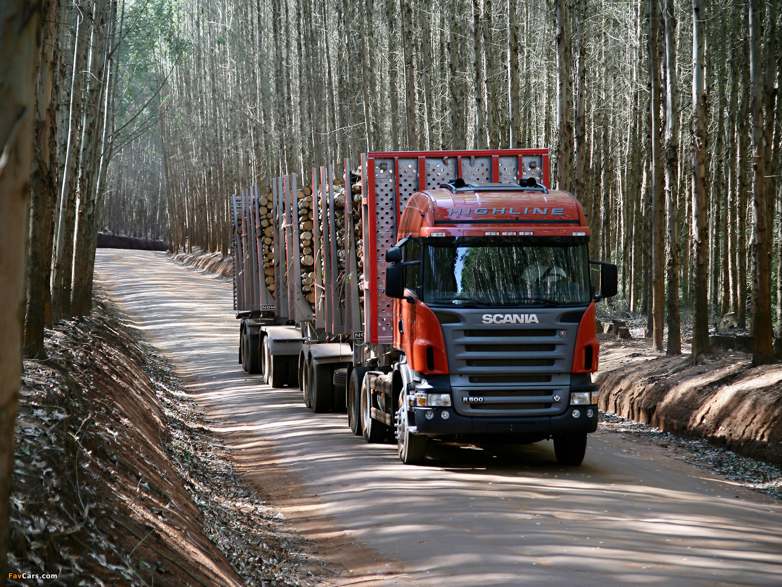 Photos of Scania R500 6x2 Highline Timber Truck 2004–09 (1600 x 1200)