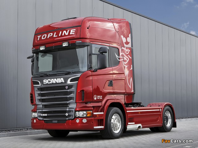 Photos of Scania R500 4x2 Topline 2009–13 (640 x 480)