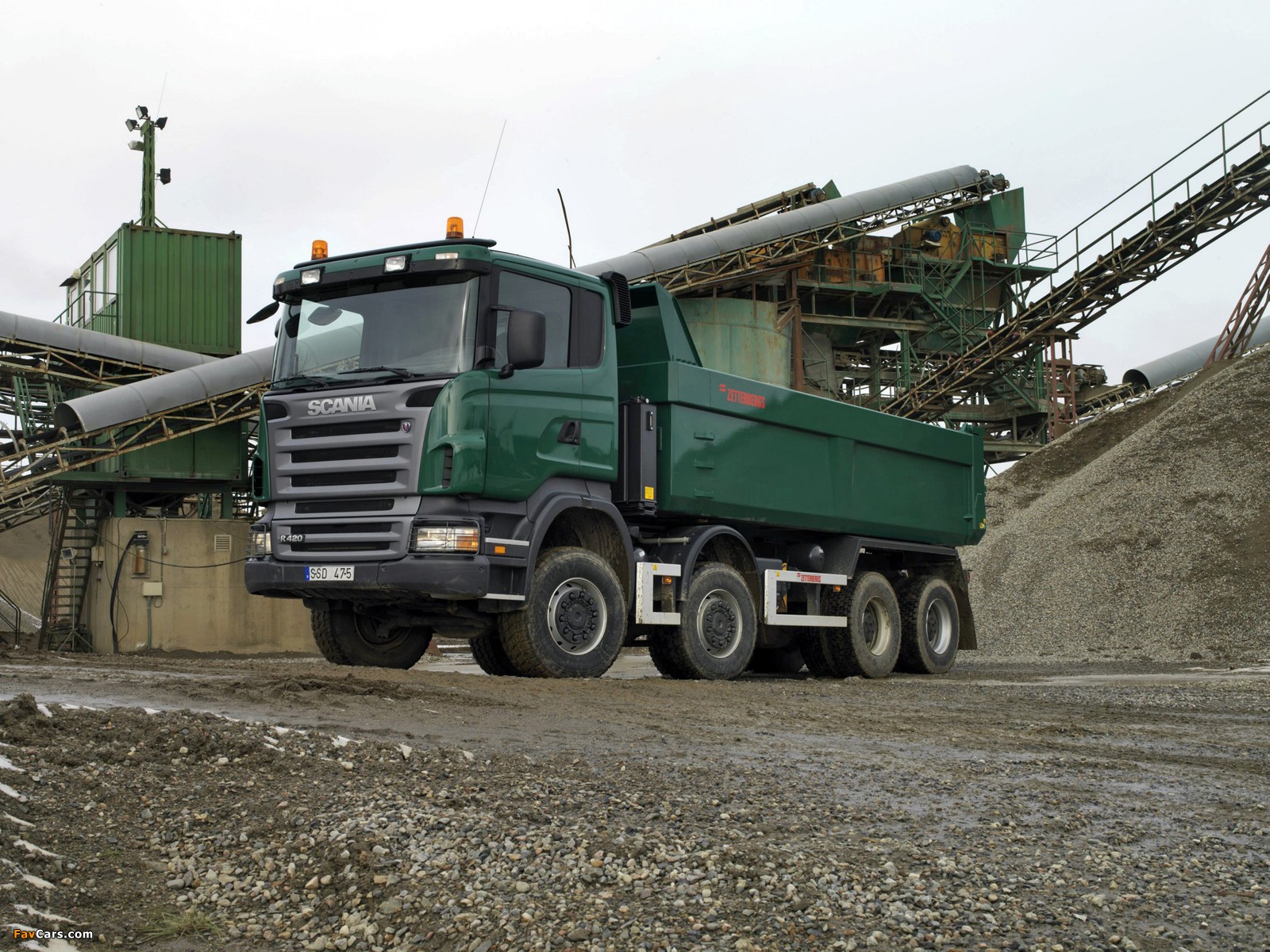 Scania R420 8x8 Tipper 2004–09 images (1600 x 1200)