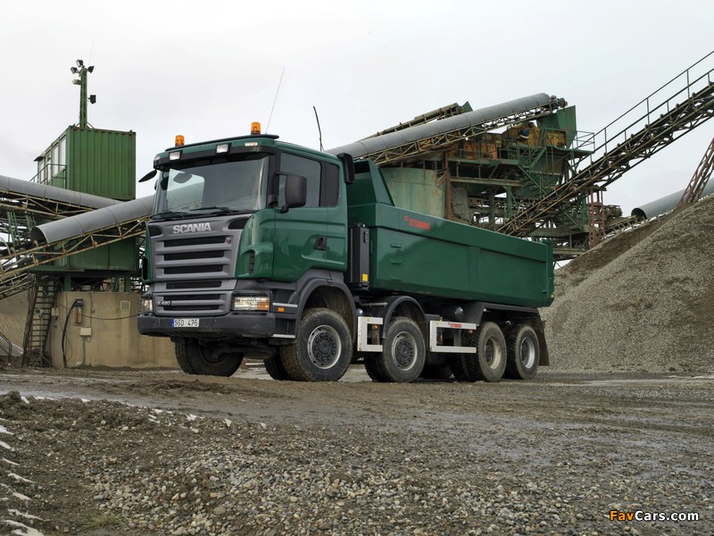 Scania R420 8x8 Tipper 2004–09 images (800 x 600)