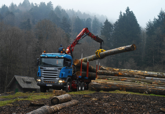 Scania R470 6x6 Timber Truck 2004–09 images