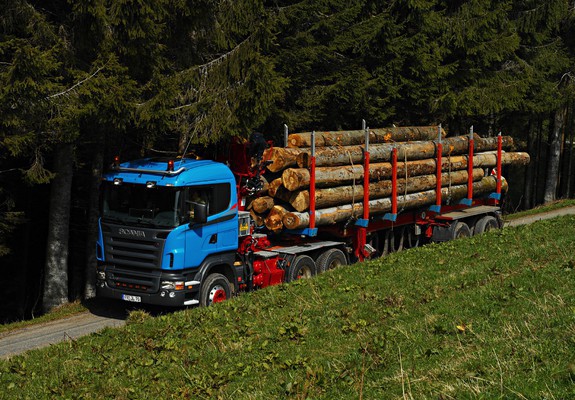 Scania R470 6x6 Timber Truck 2004–09 wallpapers