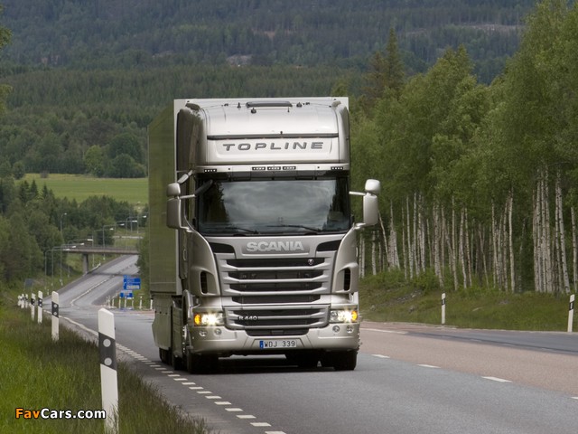 Scania R440 4x2 Topline 2009–13 images (640 x 480)