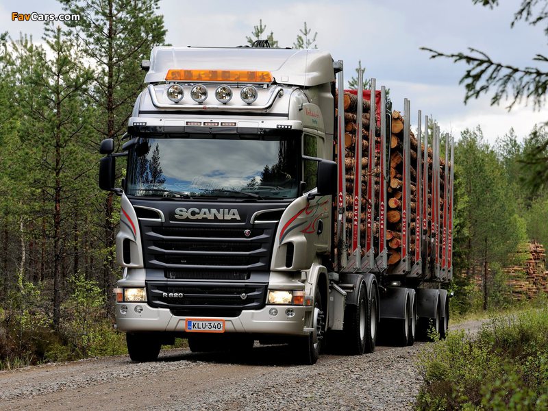 Scania R620 6x4 Highline Timber Truck 2009–13 photos (800 x 600)