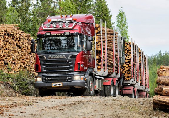 Scania R730 6x4 Highline Timber Truck 2010–13 images