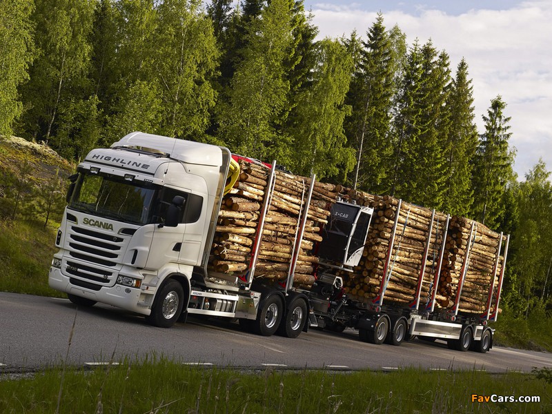 Scania R730 6x4 Highline Timber Truck 2010–13 wallpapers (800 x 600)
