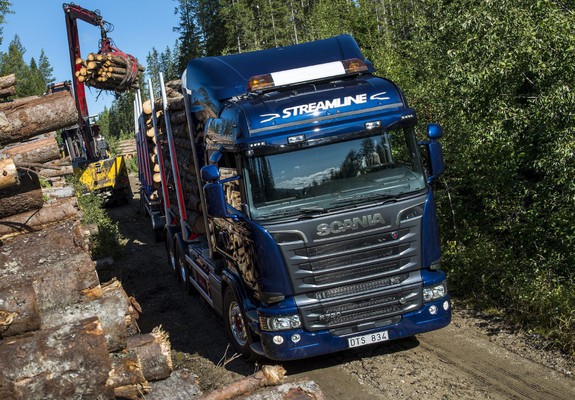 Scania R730 6x4 Streamline Highline Cab Timber Truck 2013 photos