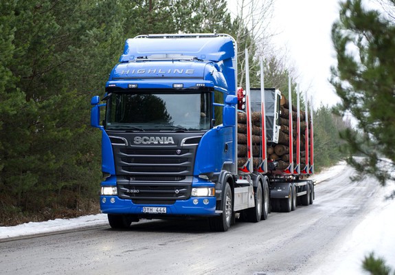 Scania R520 6x4 Streamline Highline Cab Timber Truck 2013 pictures