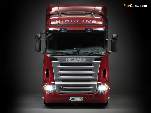 Scania R480 4x2 Highline 2004–09 wallpapers (640 x 480)