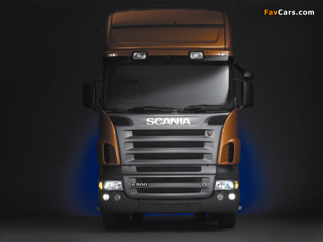 Scania R500 6x4 Topline 2004–09 wallpapers (640 x 480)
