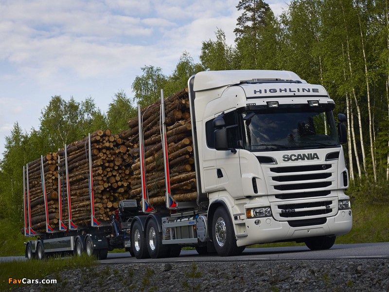 Scania R730 6x4 Highline Timber Truck 2010–13 wallpapers (800 x 600)