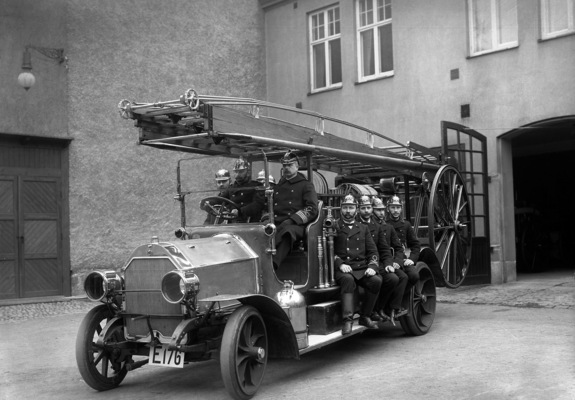 Pictures of Scania-Vabis Fire Engine Truck 1914