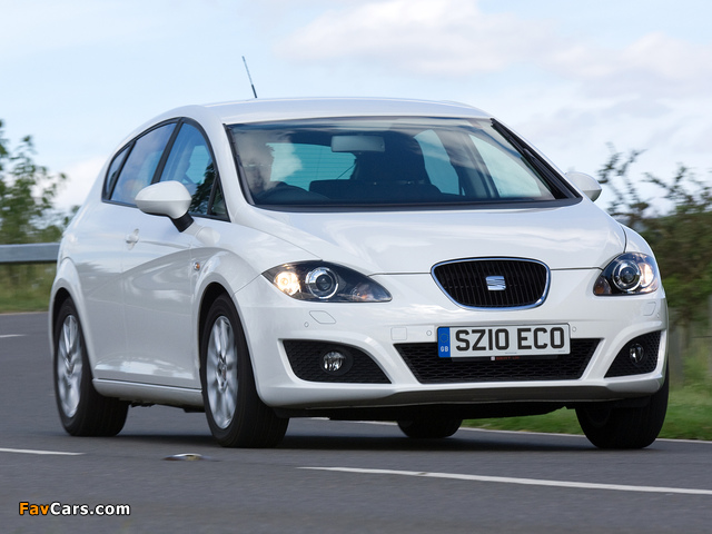 Seat Leon Ecomotive UK-spec 2009–12 photos (640 x 480)