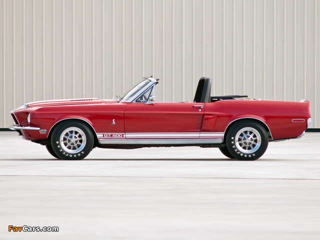 Shelby GT500 Convertible 1968 images (640 x 480)