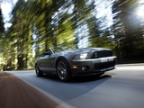Shelby GT500 Convertible SVT 2009–10 wallpapers