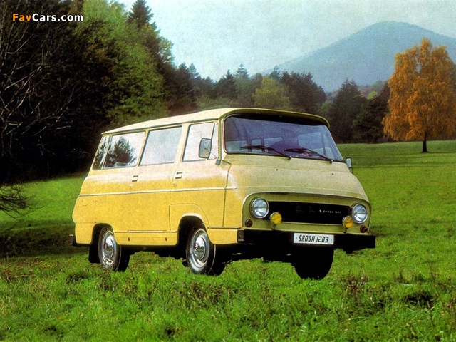 Škoda 1203 Minibus (Type 997) 1968–81 images (640 x 480)