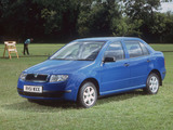 Škoda Fabia Sedan UK-spec (6Y) 2001–05 pictures