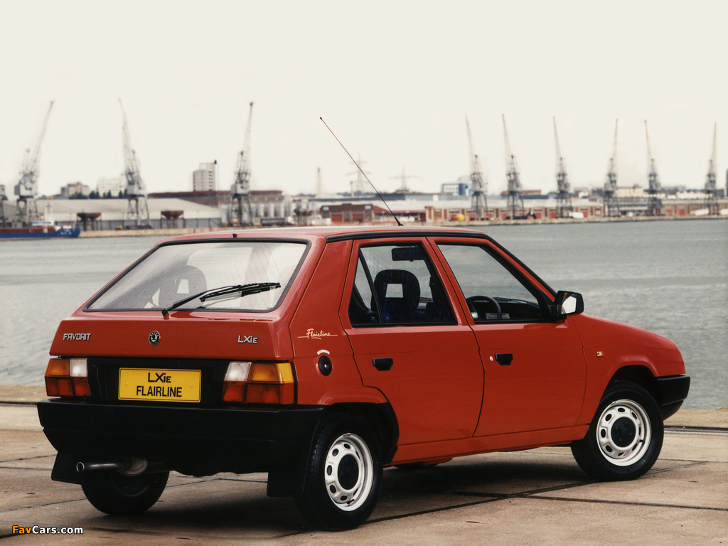 Škoda Favorit Flairline UK-spec (Type 781) 1992–93 pictures (1024 x 768)