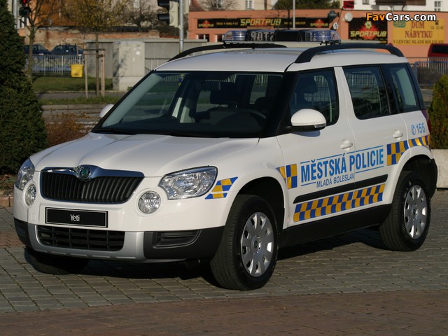Škoda Yeti Police 2009–13 pictures (640 x 480)